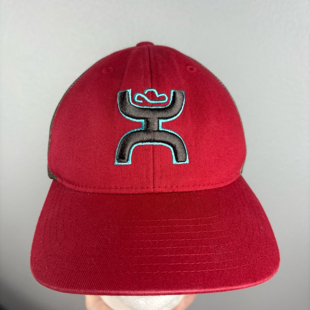 Hooey Red & Turquoise Trucker Hat